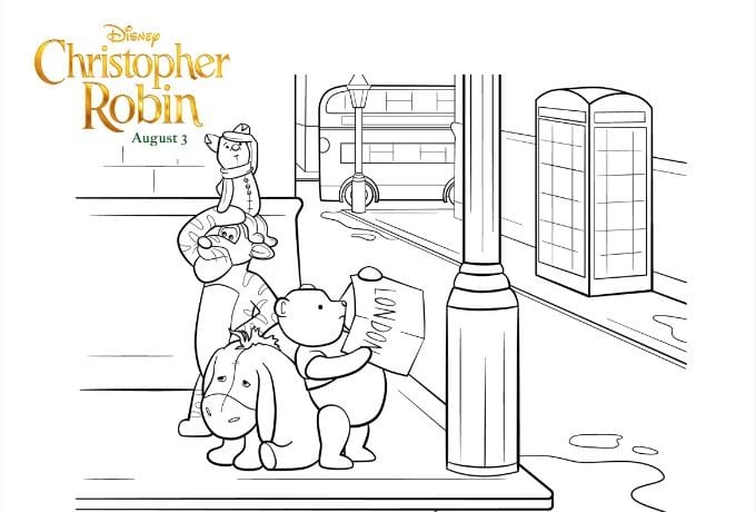 Christopher robin coloring pages clementine county