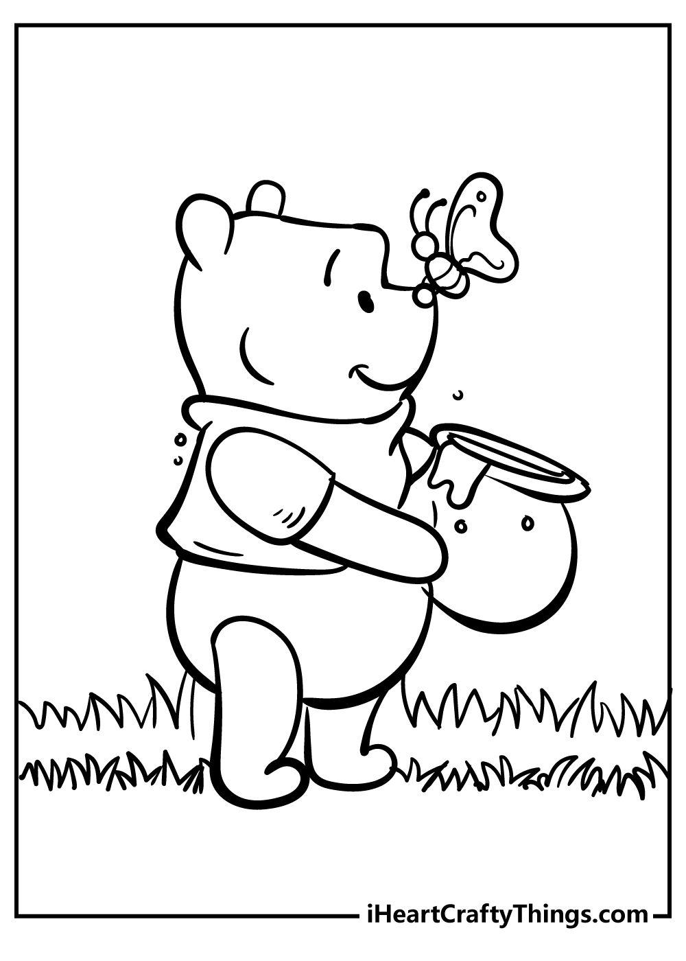 Winnie the pooh coloring pages free printables