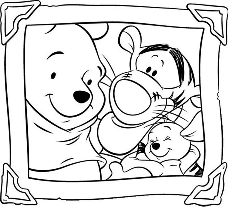 Cute winnie the pooh coloring pages pdf download