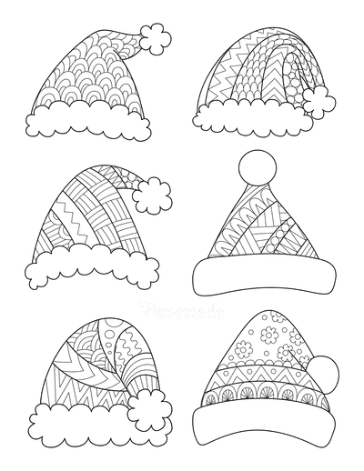 Best santa coloring pages for kids adults free printable pdfs