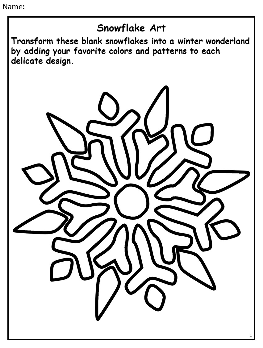 Winter solstice geometric elegance in intricate snowflake coloring pages sheets made by teachers