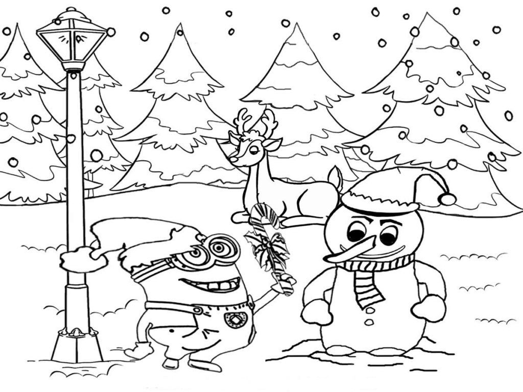 Winter wonderland coloring pages activity shelter kleurplaten