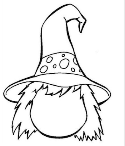 Free witch coloring pages you can print from home