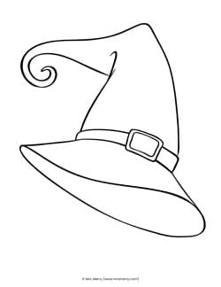 Halloween witch coloring pages printable mrs merry