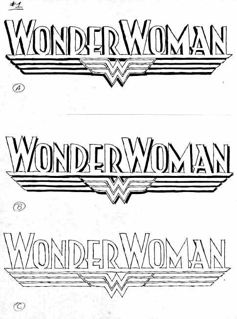 Logo study wonder woman part