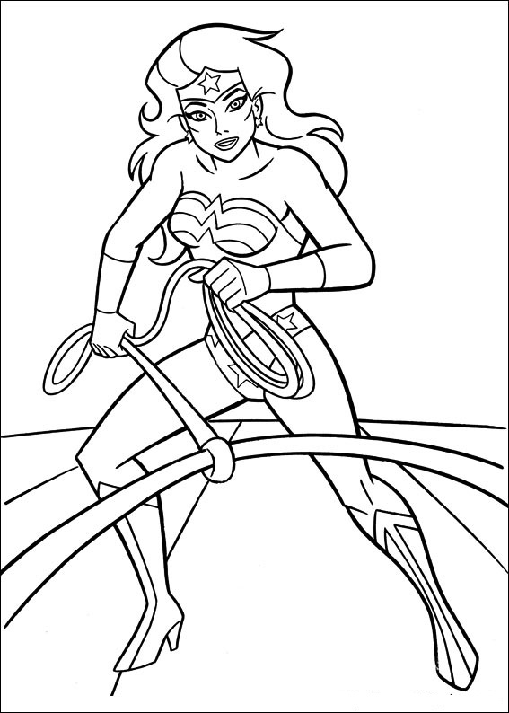 Wonder woman coloring pages