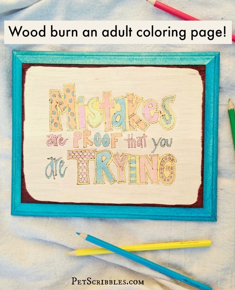 Wood burning and adult coloring pages yes