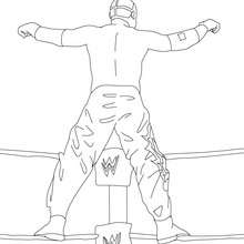 Wrestling coloring pages