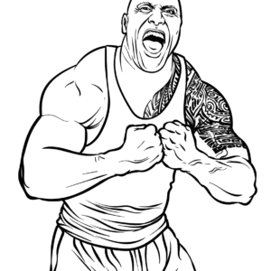 Wwe coloring pages printable for free download