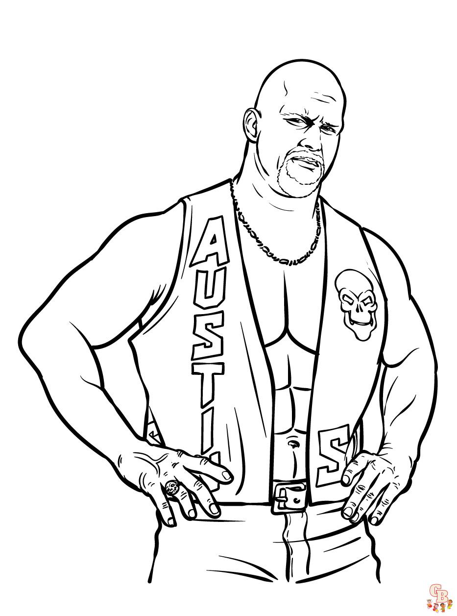 Wwe coloring pages unleash your creative side with designs