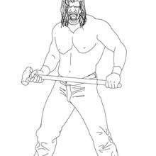 Wrestling coloring pages