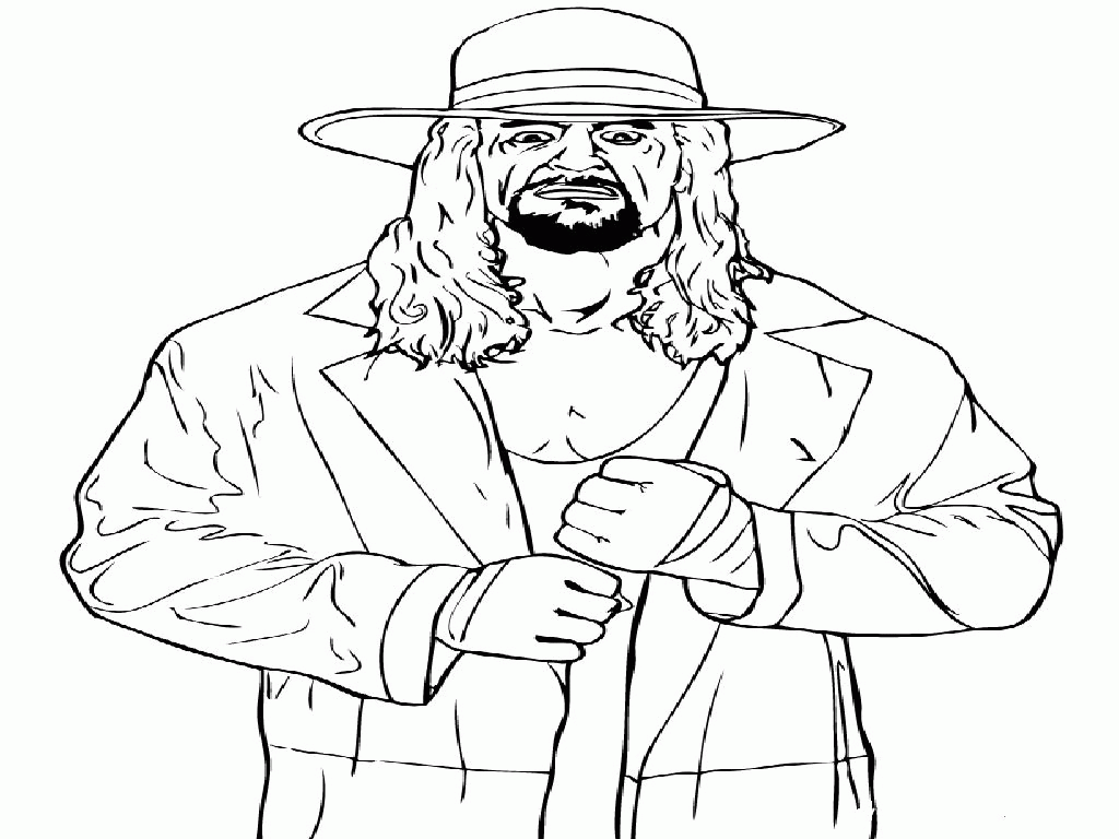 Wwe coloring pages