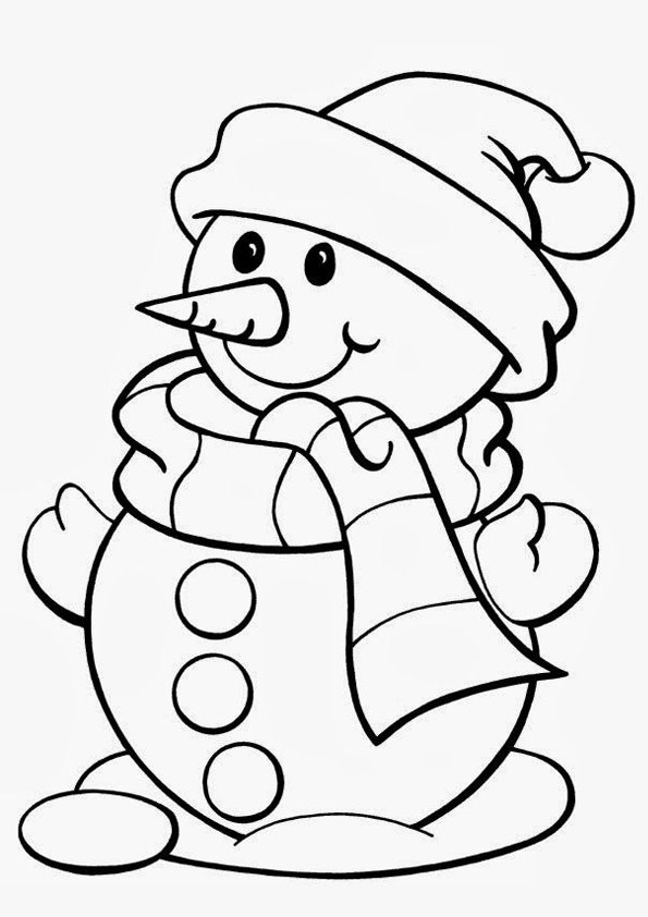 Coloring pages printable christmas coloring page