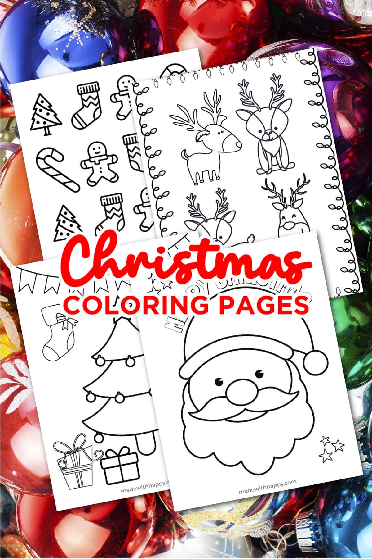 Free christmas coloring pages printables