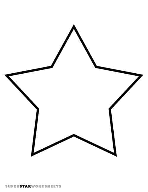 Star template