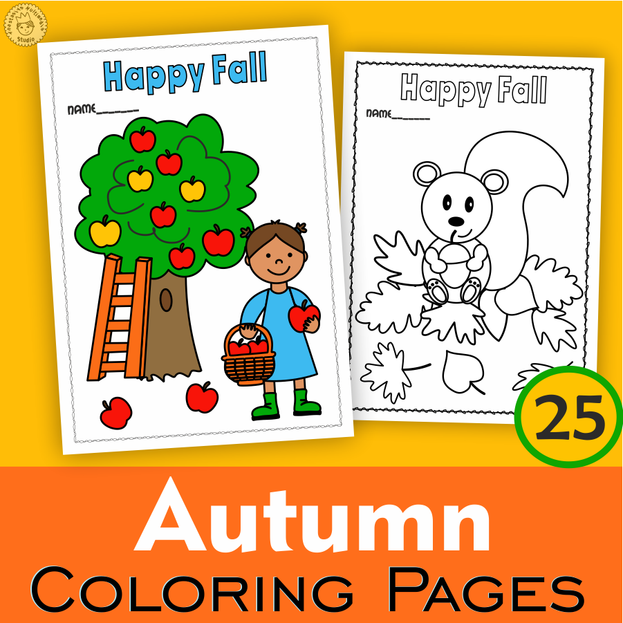 Fall coloring pages