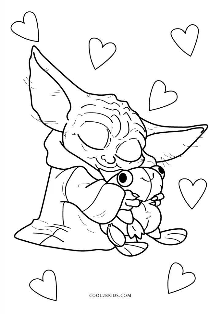 Free printable baby yoda coloring pages disney coloring pages printables stitch coloring pages cartoon coloring pages