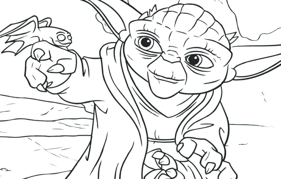 Yoda coloring pages