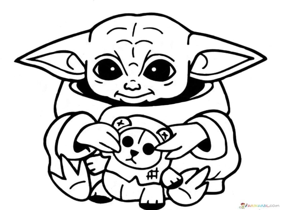 Baby yoda coloring page best pictures free printable coloring pages for boys baby coloring pages coloring pages for girls