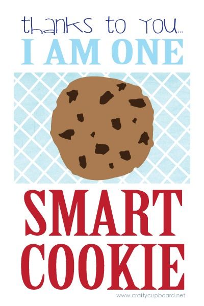 Smart cookie one smart cookie smart cookie printable