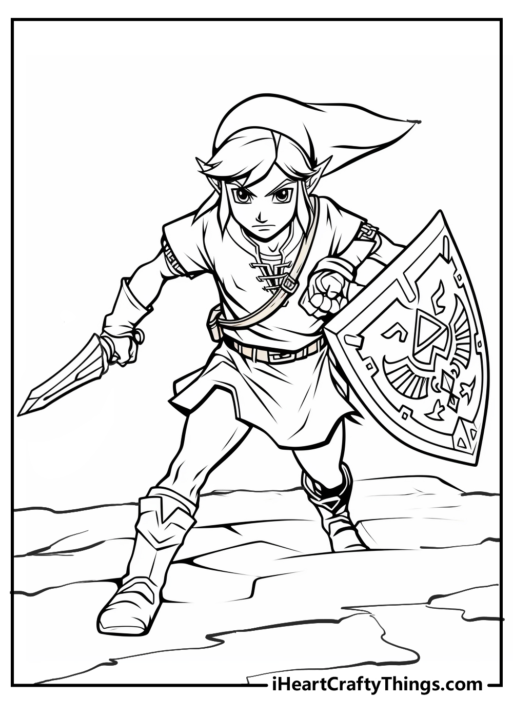 Printable zelda coloring pages updated