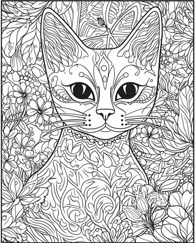 Zentangle cat pages