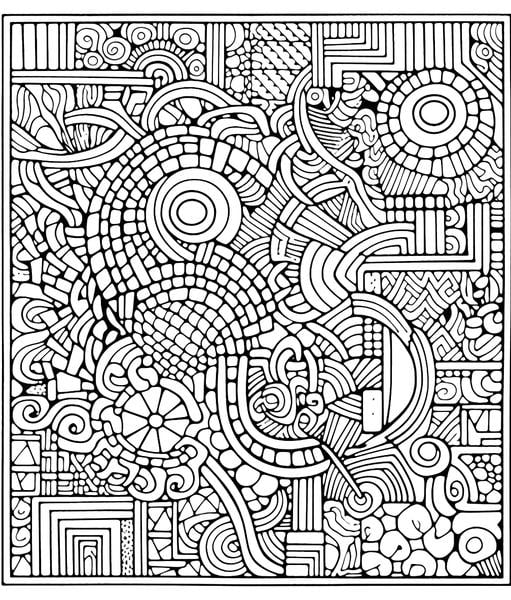 Free printable zentangle coloring pages list