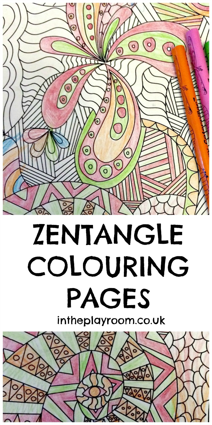 Zentangle louring pages