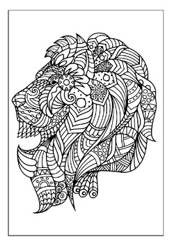 Relax and unwind with our printable zentangle coloring pages collection p