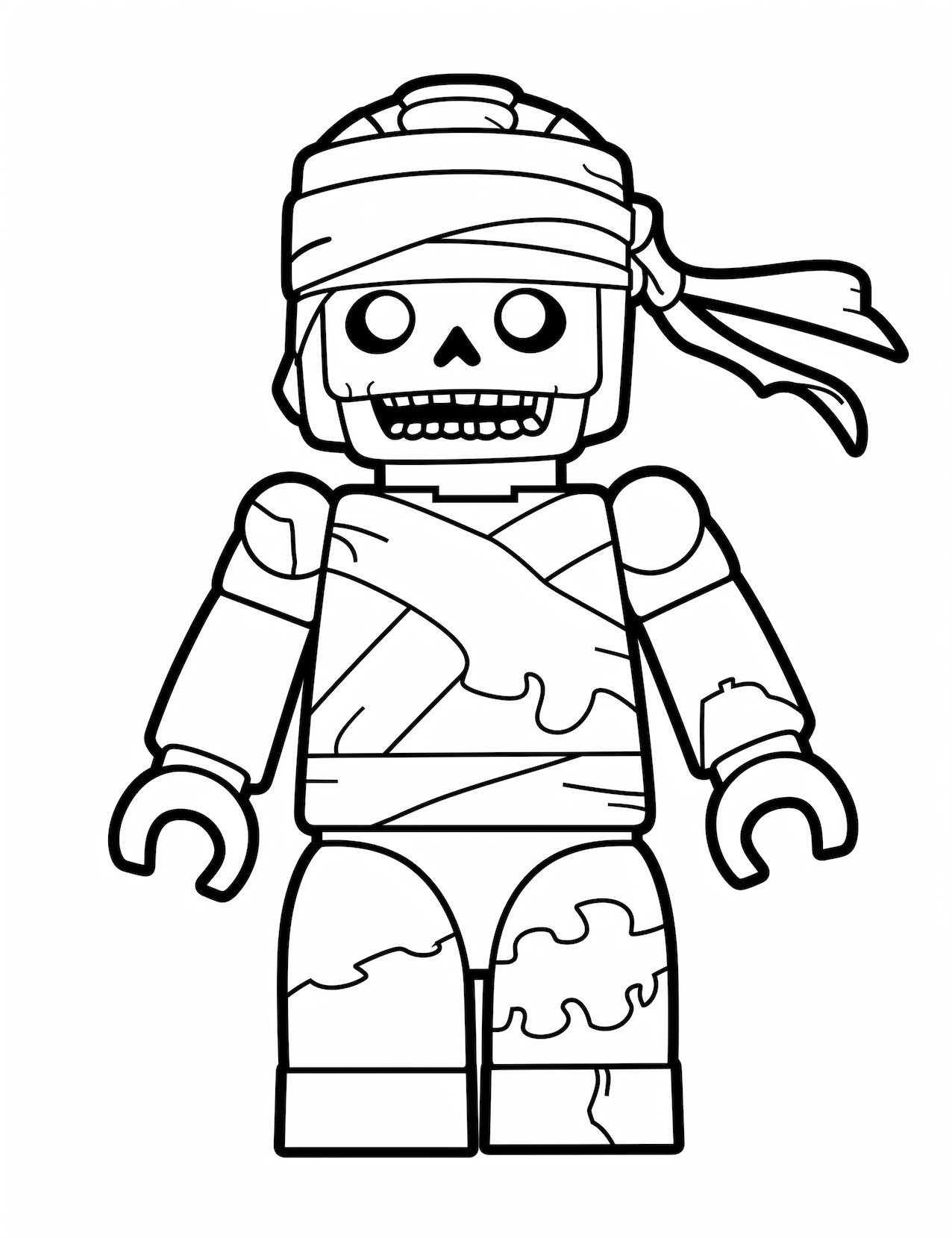 Captivating zombie coloring pages for kids and adults