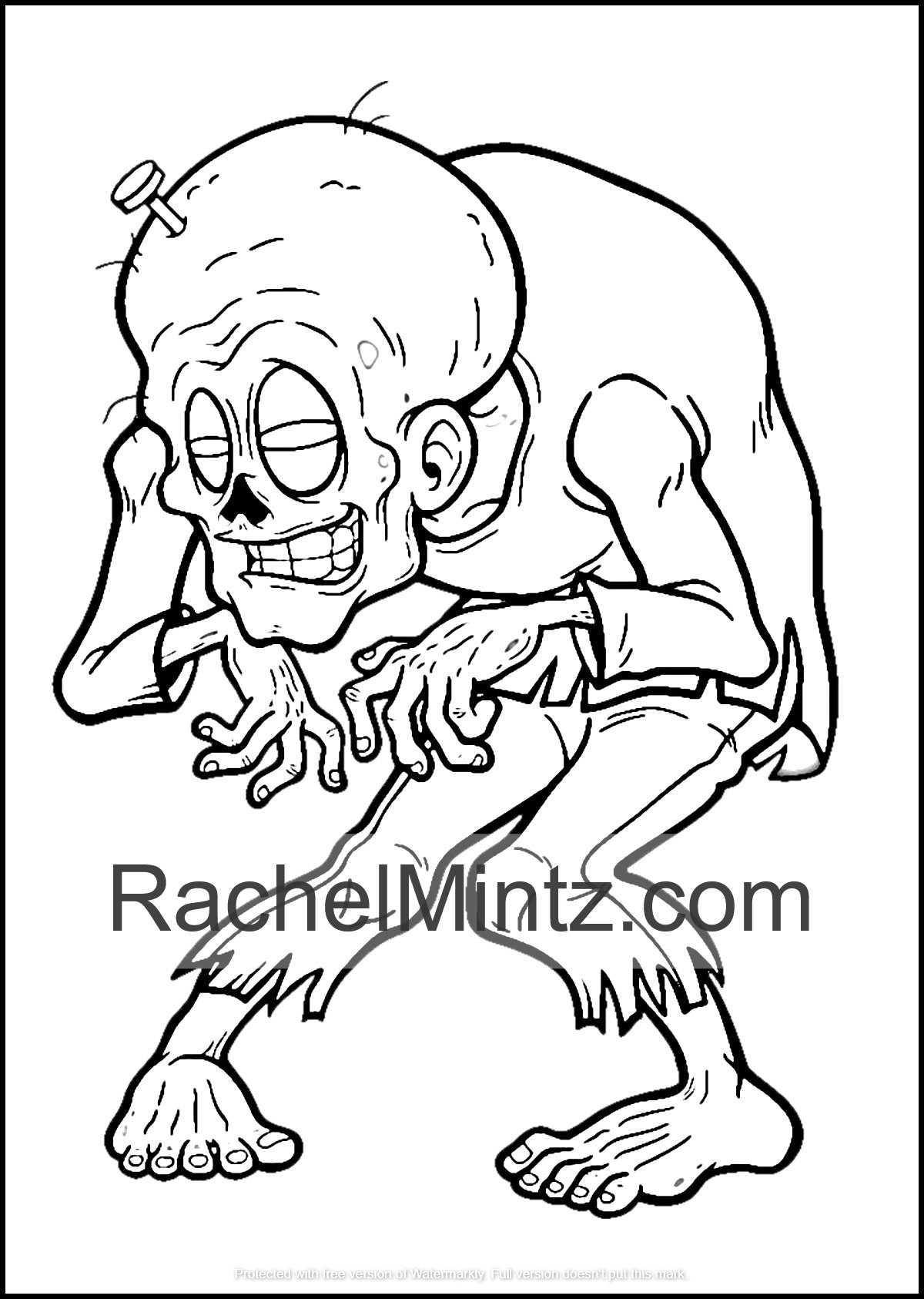 The zombies coloring book