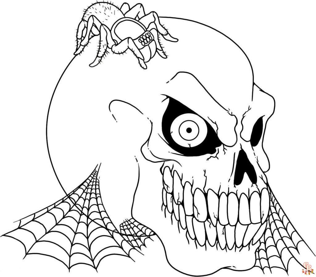 Zombie coloring pages printable free easy and fun for kids