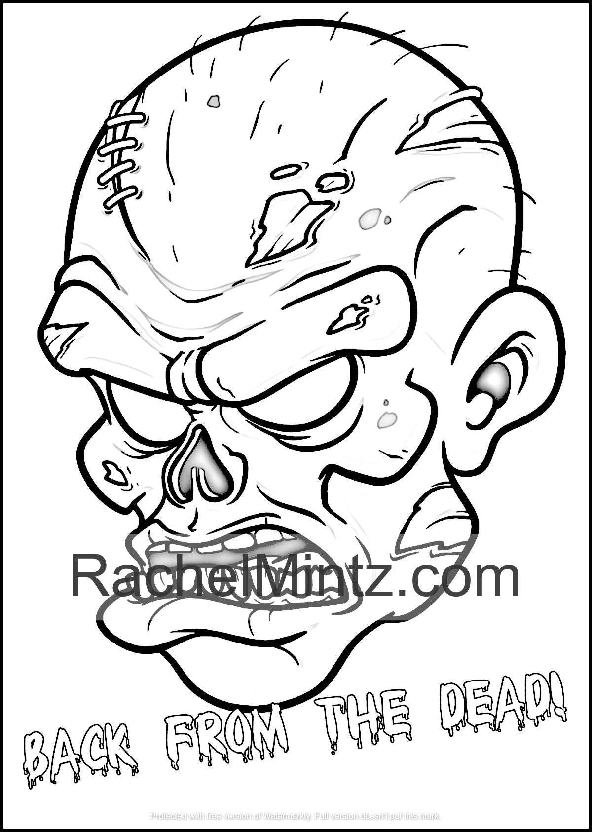 The zombies coloring book