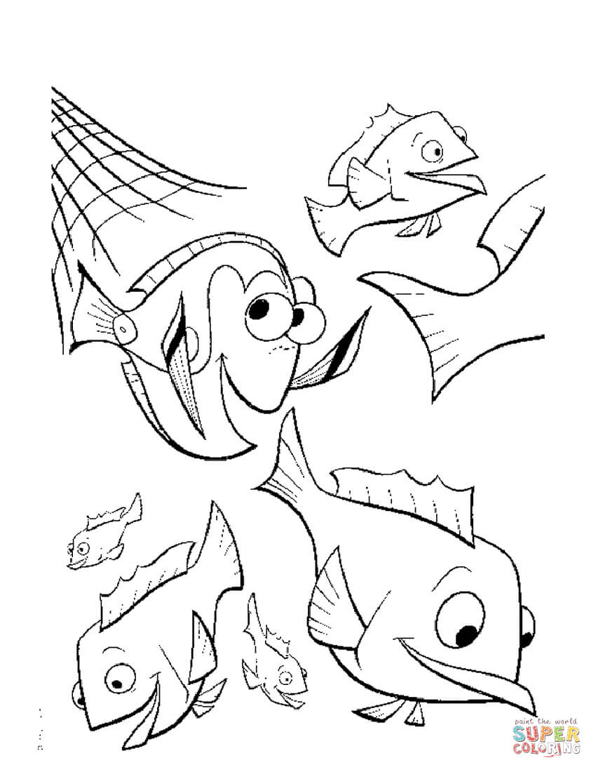 The fishing net coloring page free printable coloring pages