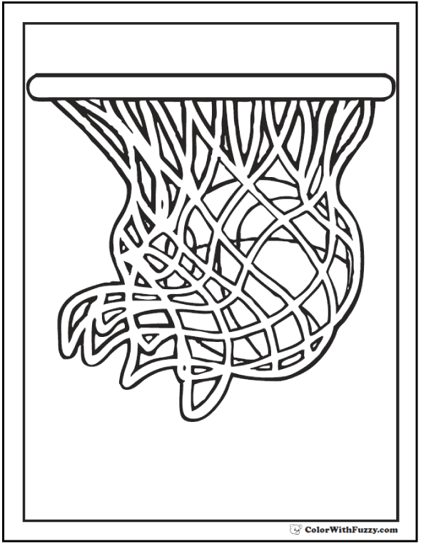 Basketball coloring pages customize and print pdfs