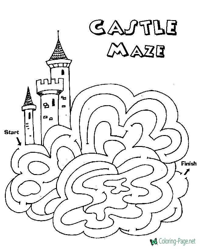 Printable mazes