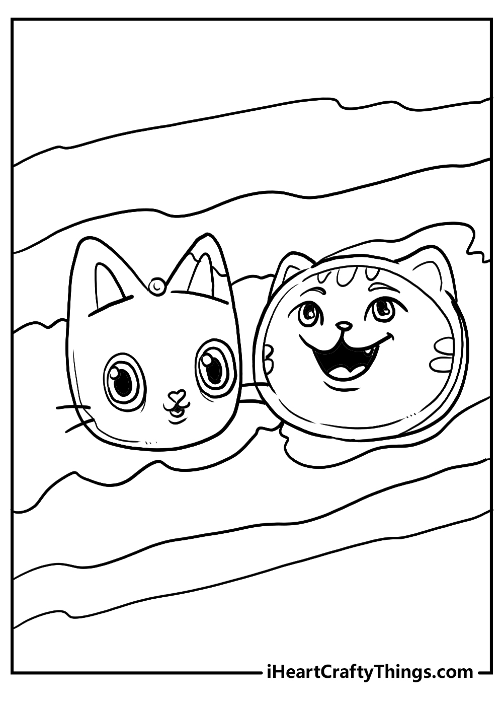 Printable gabbys dollhouse coloring pages updated