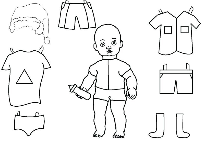 Paper doll template