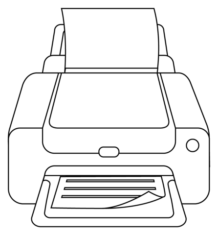 Printer emoji coloring page free printable coloring pages