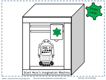 D printer coloring page by start here tpt