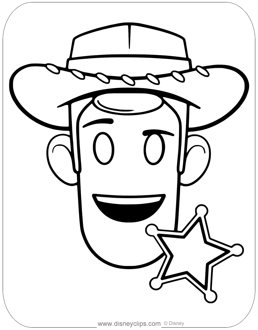 Disney emojis coloring pages