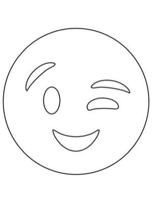 Free printable emoji coloring pages