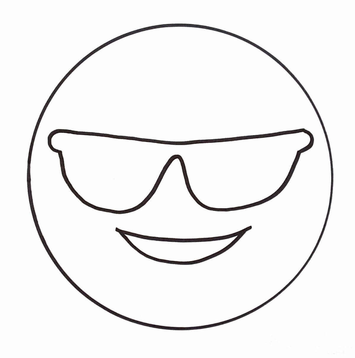 Free printable emoji coloring pages