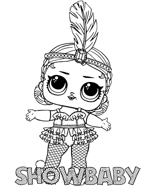 Showbaby doll coloring page lol surprise find all printâ