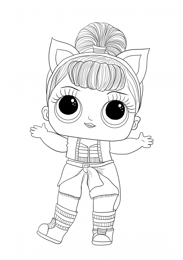 Free lol surprise doll coloring pages