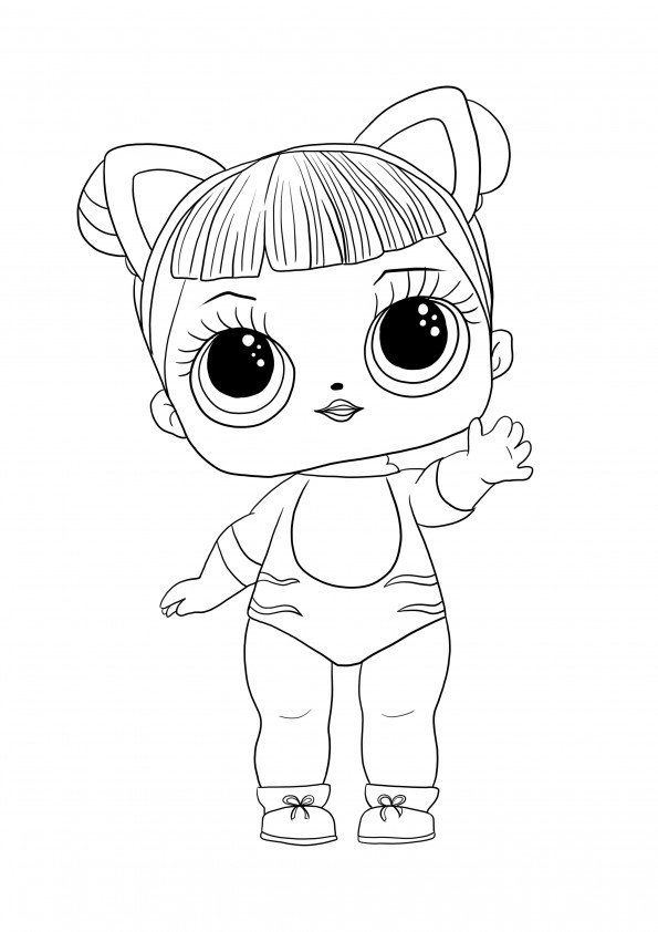 Free lol surprise doll coloring pages