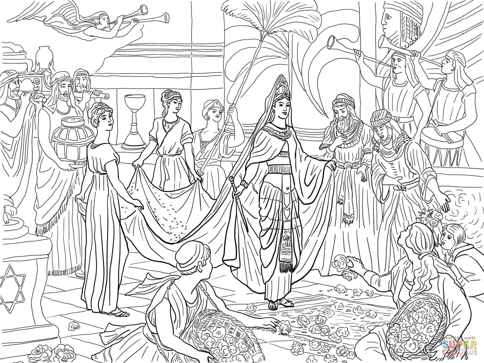 King solomon coloring pages