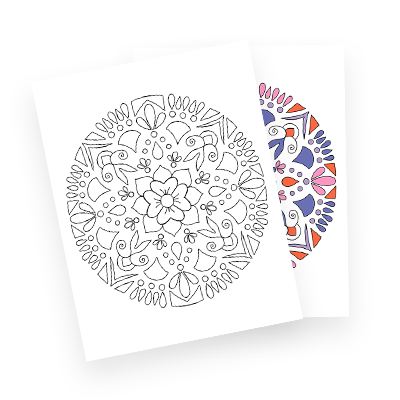 How to use my free coloring pages