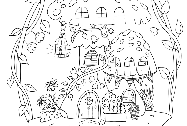 Create a coloring page in procreate to use gift or sell free bubble letter brush melanie bess