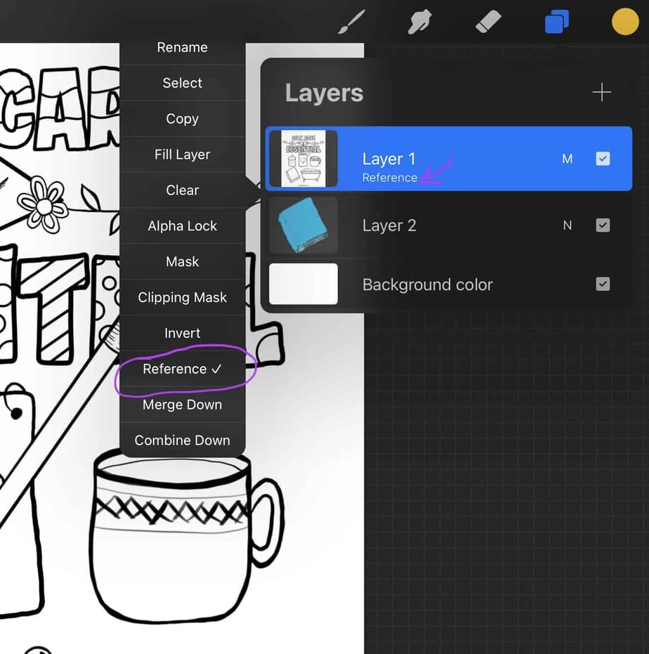 How to color on coloring pages in procreate a simple procreate tutorial